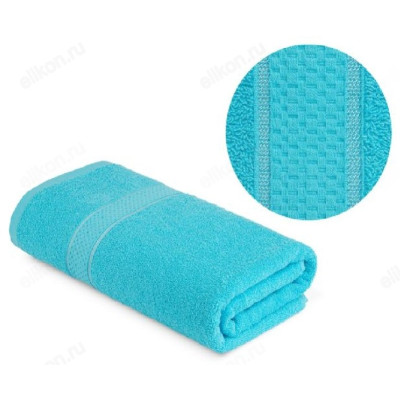 Полотенце махровое 30х50см 1534Г голубой