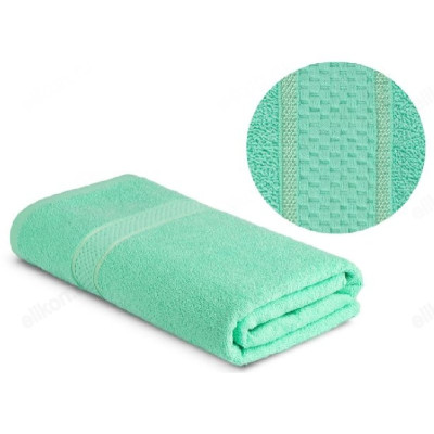 Полотенце махровое 30х50см 534М мятный (бирюз.)