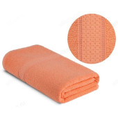 Полотенце махровое 30х50см 1534П персиковый