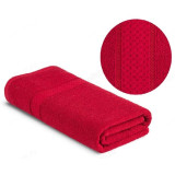 Полотенце махровое 40х70см 1535Б бордовый