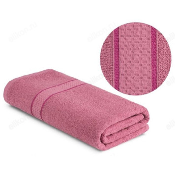 Полотенце махровое 40х70см 1535ПР пыльная роза (пудровый)