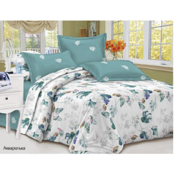Набор для сна Satin collection Акварелька 2сп 2138А