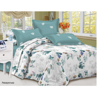 Набор для сна Satin collection Акварелька 2сп 2138А