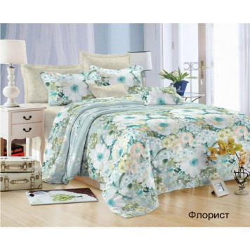 Набор для сна Satin collection Флорист Евростандарт 2139Фт