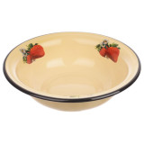 Миска 2л Клубника Садовая, палевая ЭМАЛЬ (СИБ.ТОВАРЫ) С0310П59