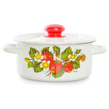 Кастрюля (2.0л, цилиндр) эмаль ЭМАЛЬ (СИБ.ТОВАРЫ) С1610