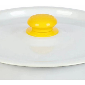 Позница-Мантоварка 9.0л эмал., Каприче, 3 вставки, с пластм. кнопкой ЭМАЛЬ (СИБ.ТОВАРЫ) С17223118-5