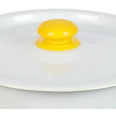 Позница-Мантоварка 9.0л эмал., Каприче, 3 вставки, с пластм. кнопкой ЭМАЛЬ (СИБ.ТОВАРЫ) С17223118-6