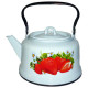 С Чайник эм. 3.5л деколь Клубника садовая (закат.дно) ЭМАЛЬ (СИБ.ТОВАРЫ) С271359