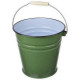 Ведро эмал. 12л б/крышки зеленый рябчик/серо-голубое ЭМАЛЬ (СИБ.ТОВАРЫ) С41124зСГ