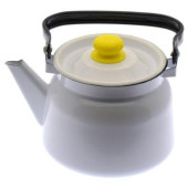 Чайник эмал. 2.3л светлый пласт.кнопкой ЭМАЛЬ (СИБ.ТОВАРЫ) С427143 sv