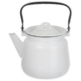Чайник эм. 3,5л. Белый с петлей ЭМАЛЬ (СИБ.ТОВАРЫ) С42716