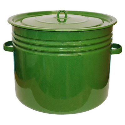 Бак 40л. эмаль, светлый, зеленый рябчик ЭМАЛЬ (СИБ.ТОВАРЫ) С42833