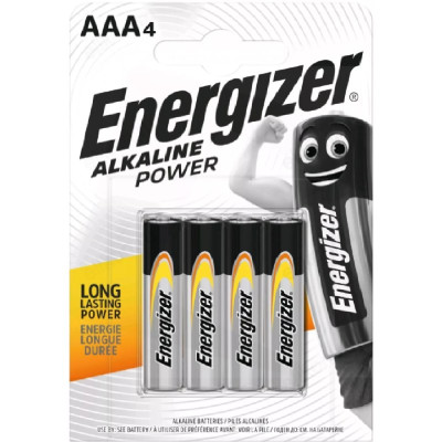 Батарейка Energizer ААА/LR03 Alkaline power BL-4, 1.5 V