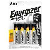 Батарейка АА/LR6 Energizer Alkaline power BL-4 Батарейка АА/LR6 Energizer Alkaline power BL-4