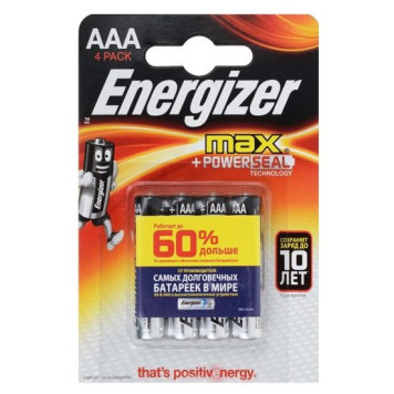 Батарейка Energizer ААА/LR03, 1.5 V