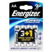 Батарейка пальчиковая AA/LR6 литиевая Energizer L91DFB(4)