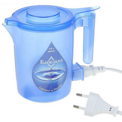 Чайник электрический 'Капелька' 0.5л (синий) ENERGY 004668