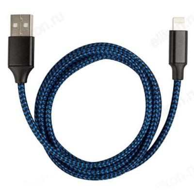 Кабель USB - Lightning 1м 2А ENERGY ET-03 006283 Синий
