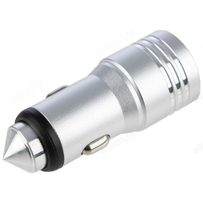 Зарядка авто ENERGY ET-19A 100288 серебро-2