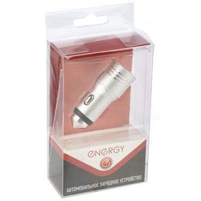 Зарядка авто ENERGY ET-19A 100288 серебро-3