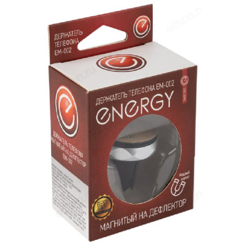 Держатель Energy EM-002 для телефона магнитный на дефлектор, серебро-2