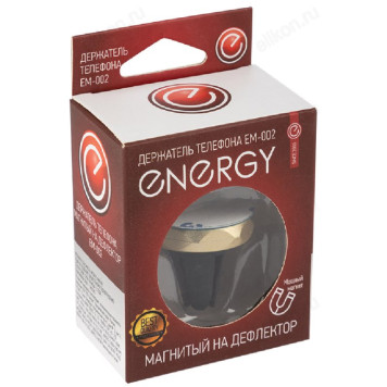 Держатель Energy EM-002 для телефона магнитный на дефлектор, золотой-2