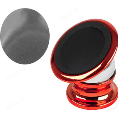 Держатель Energy EM-003 для телефона магнитный универсальный, красный-1