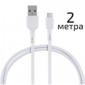 Кабель USB - USB Type-C ENERGY ET-31-2 104118 белый