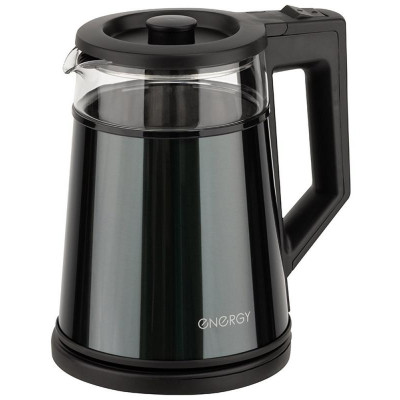Чайник стеклянный ENERGY E-200 1,2л дв.стенки-1