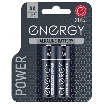 Батарейка АА/LR6 щелочная Energy Power (107043) BL-2