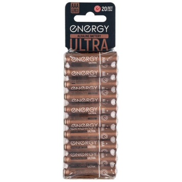 Батарейка алкалиновая Ultra LR03/10KS (AAА) (10шт в термоусадке с подвесом) ENERGY 107047-2