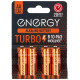 Батарейка алкалиновая Turbo LR6/4B (AA) (4шт на блистере) ENERGY 107051