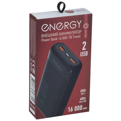 Внешний аккумулятор Power Bank 16 000-7B Travel ENERGY 107850-4