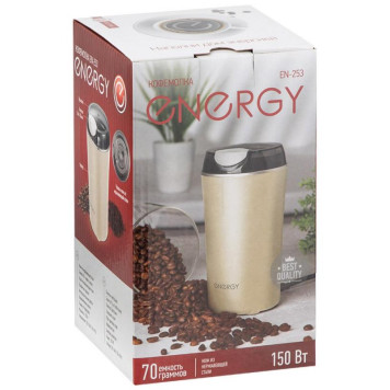 Кофемолка EN-253 бежевый ENERGY 107928-3