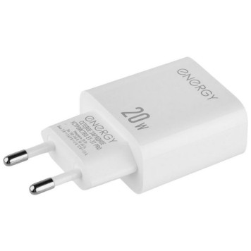 Сетевое зарядное устройство ET-37 PRO, белый ENERGY 109932-2