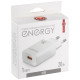 Сетевое зарядное устройство ET-37 PRO, белый ENERGY 109932