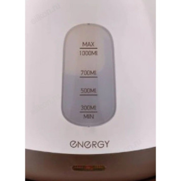 Чайник электрический Energy E-275, бежевый/кофейный, 1 л-2