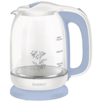 Чайник E-281 бело-голубой ENERGY 164117