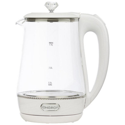 Чайник E-207 белый ENERGY 164160-2