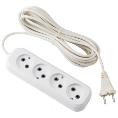 Удлинитель Engy 'Премиум' 5м/4роз (ПВС 2х0.75) ENERGY 186702