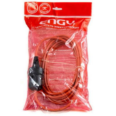 Удлинитель Engy 'Премиум' 5м/1роз (ПВС 2х0.75) ENERGY 186706