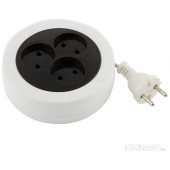 Удлинитель Engy 'Рулетка' 5м/3роз (ШВВП 2х0.75) ENERGY 186710