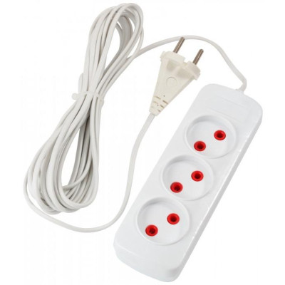 Удлинитель Engy 'Эконом' 5м/3роз (ШВВП 2х0.75) ENERGY 186715