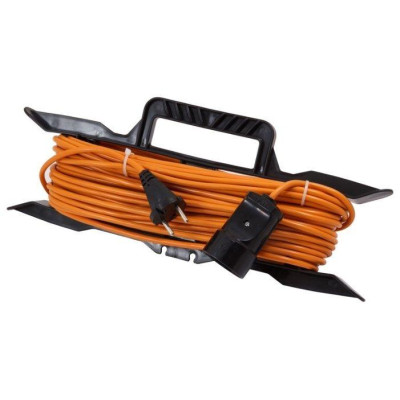 Удлинитель на раме Engy 'Премиум' 30м/1роз (ПВС 2х0.75) ENERGY 186728