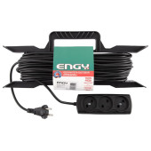 Удлинитель на раме Engy 'Премиум' 15м/3роз (ПВС 2х0.75) ENERGY 186734