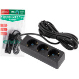 Удлинитель Engy 'Гранд' 3м/3роз с заземлением (ПВС 3х0.75) черный ENERGY 186738