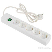 Фильтр сетевой ENGY 'Сеть-2' 3м/5роз, с/з белый ENERGY 186758