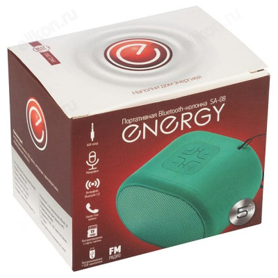 Портативная Bluetooth-колонка Energy SA-08, красный-2
