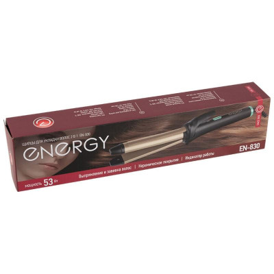 Щипцы для укладки волос 2в1 EN-830 ENERGY 900293-3